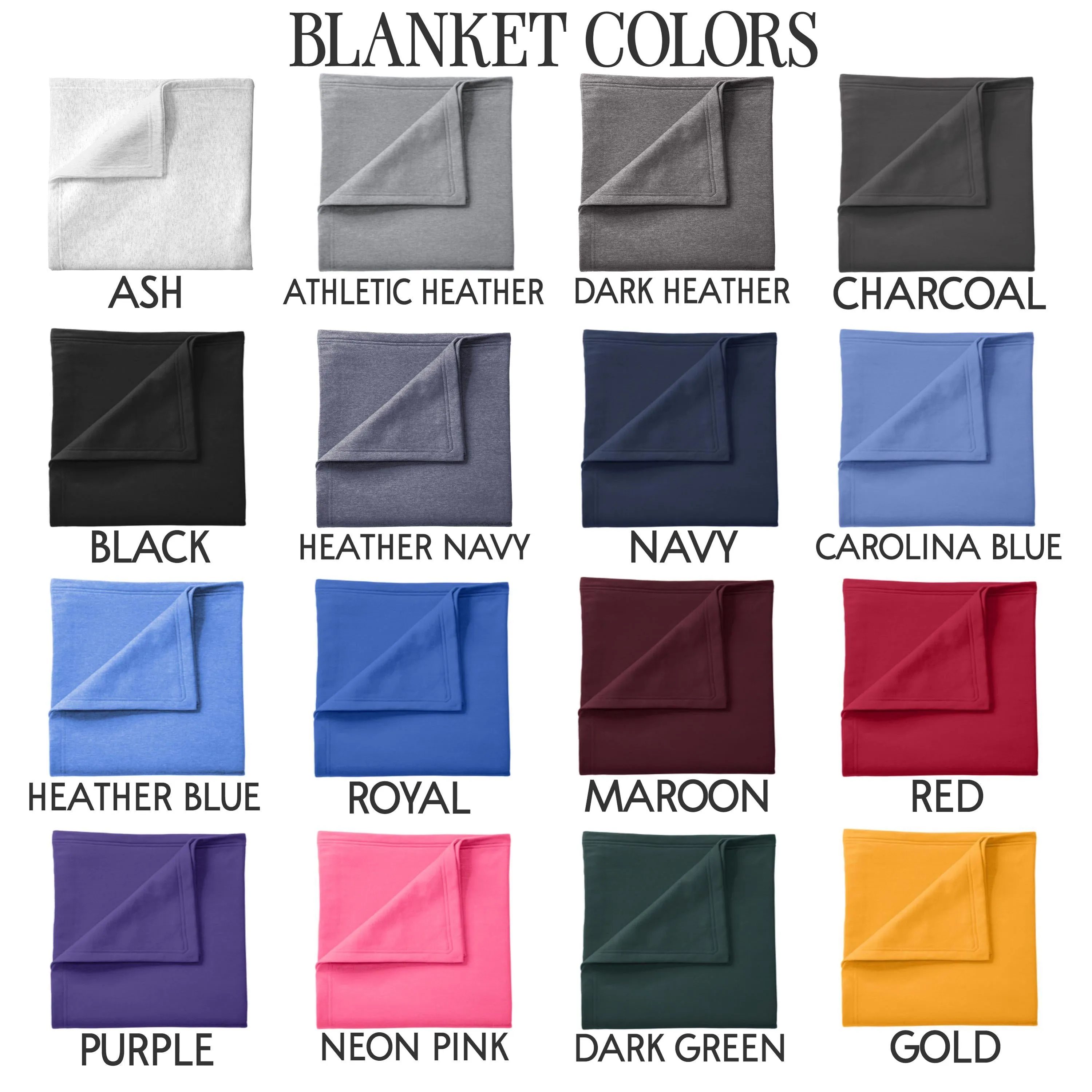 Monogrammed Fleece Throw Blanket |  Personalized Stadium Blankets