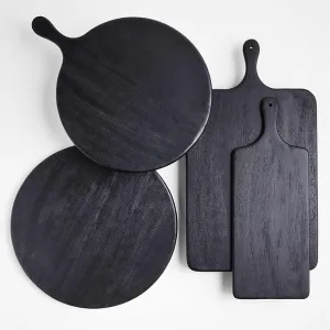 Oak Black Cutting Butter Boards