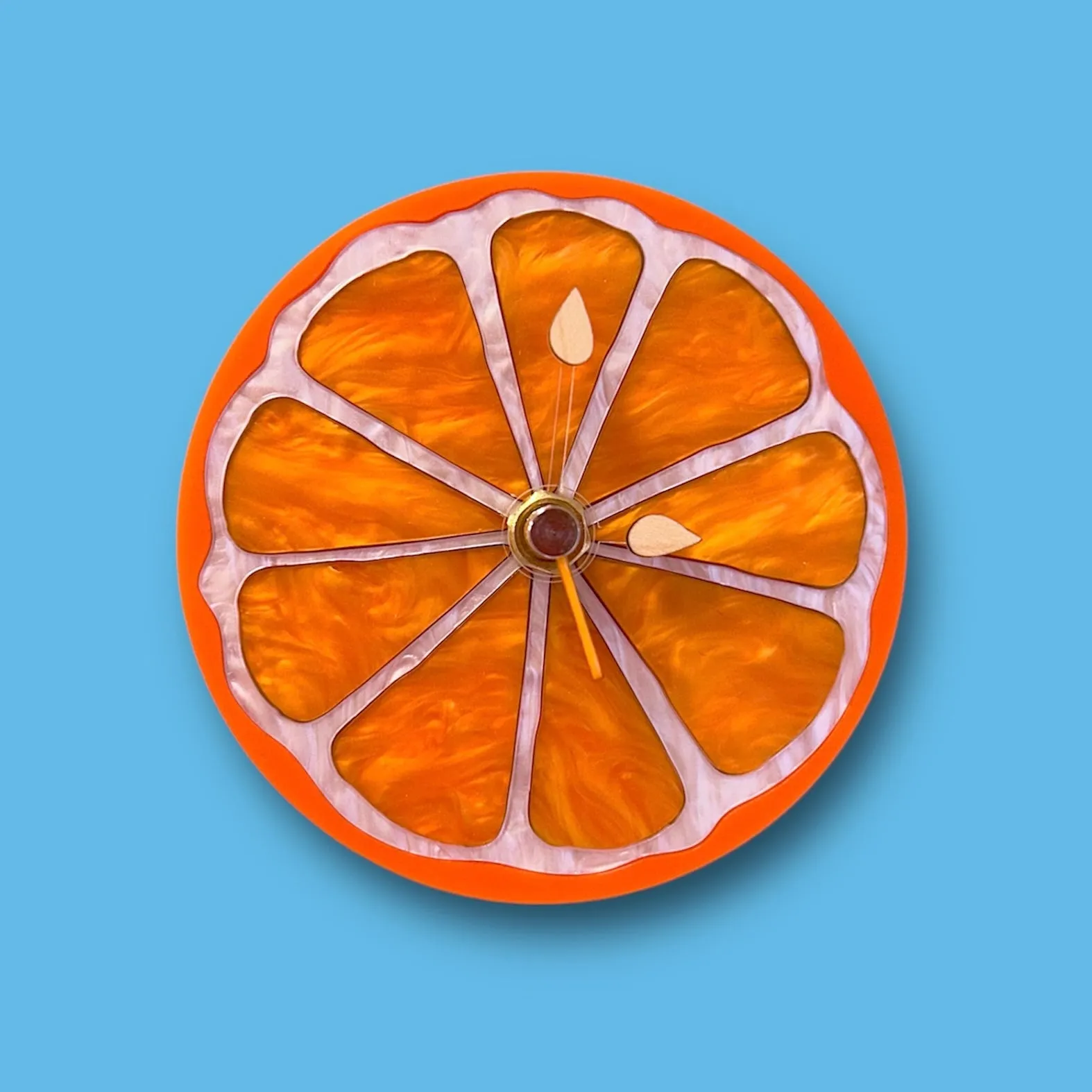 Orange Clock