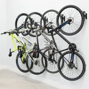 OUTLET | Swivel Mount Bike Storage Rack | 4 Bicycle | Garage Wall Hook