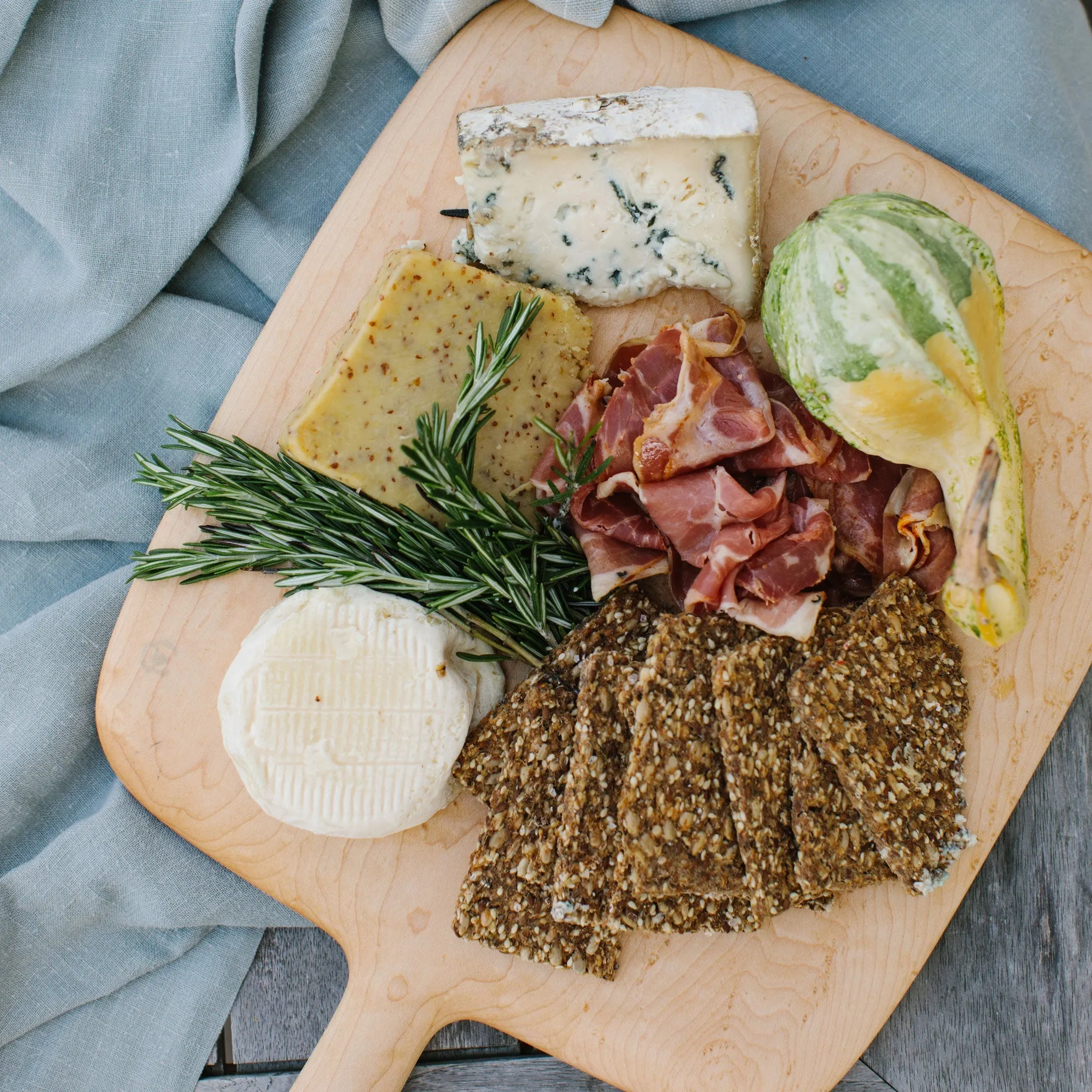 Paddle Bird's-Eye Maple Cutting Board