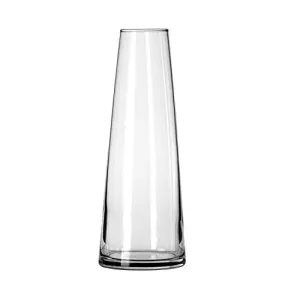 Padmashri Glass Cylinder Round Table Vase (Medium, Clear)