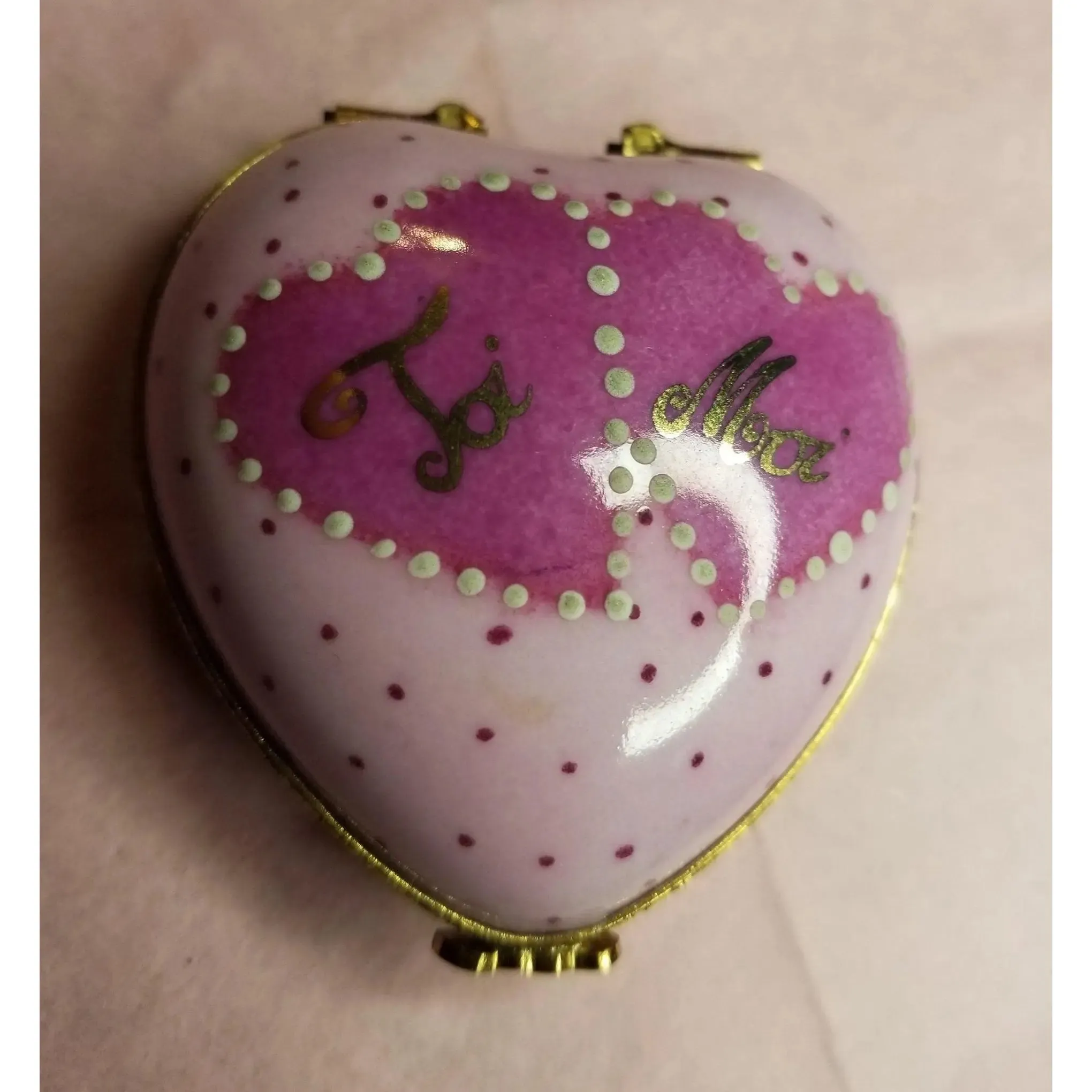 Pink Heart Moi Toi Valentine No. 1 of 750