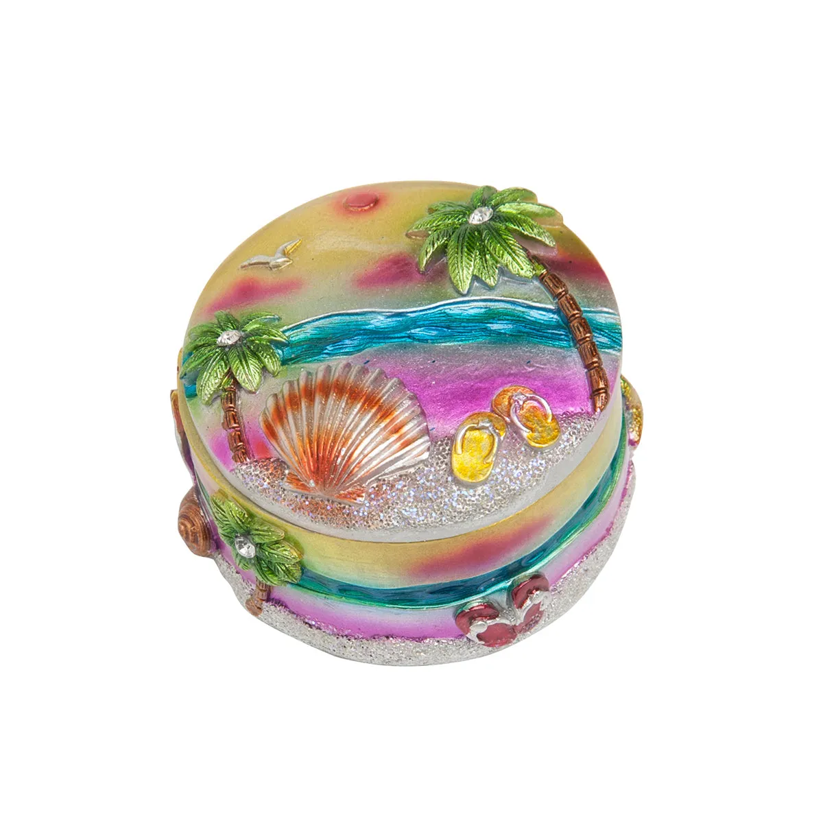 Polyresin Round Box