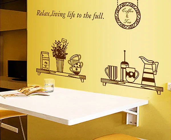 Relax Living Life for The Full Wall Decorative Wall Decal - Vinyl Wall Art Sticker