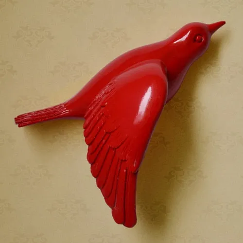 Resin Birds Creative For Wall 3d Sticker