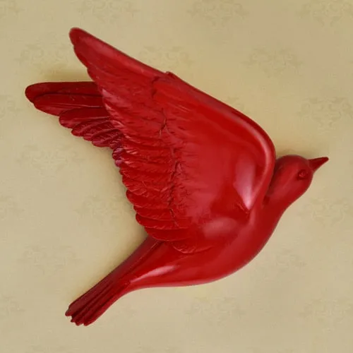 Resin Birds Creative For Wall 3d Sticker