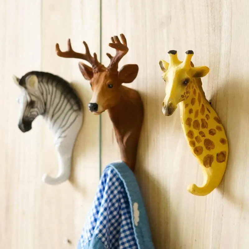 Retore Animal Wall Hanging Coat Hooks