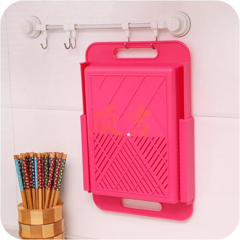 Retractable Cutting Board and Drain Basket