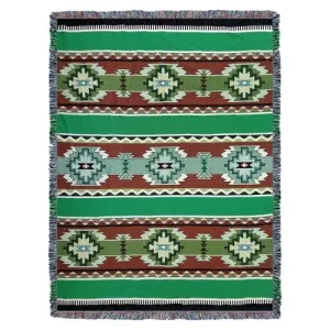 Southwest Rimrock Springs Woven Cotton Throw Blanket