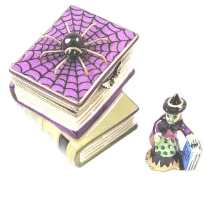 Spell Books with Spider & Witch