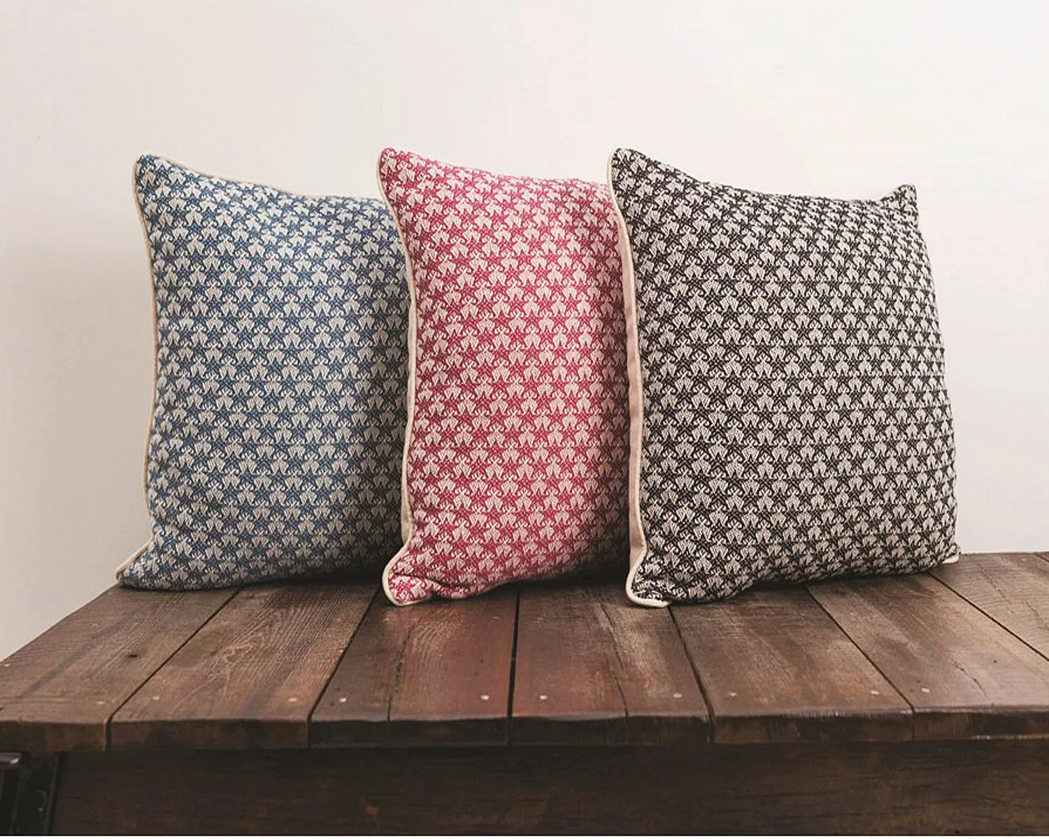 Starry Woven Cotton Pillows|3 Color Patterns