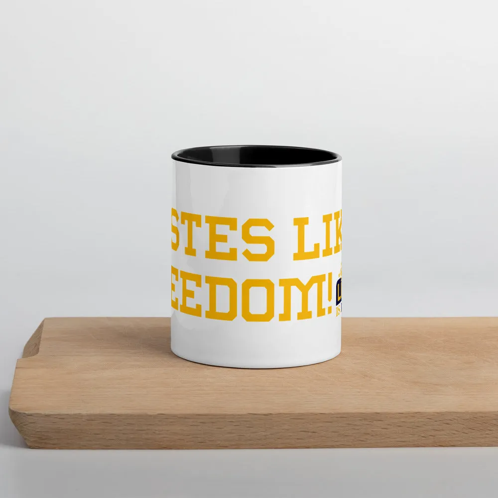 Tastes Like Freedom Mug with Color Inside