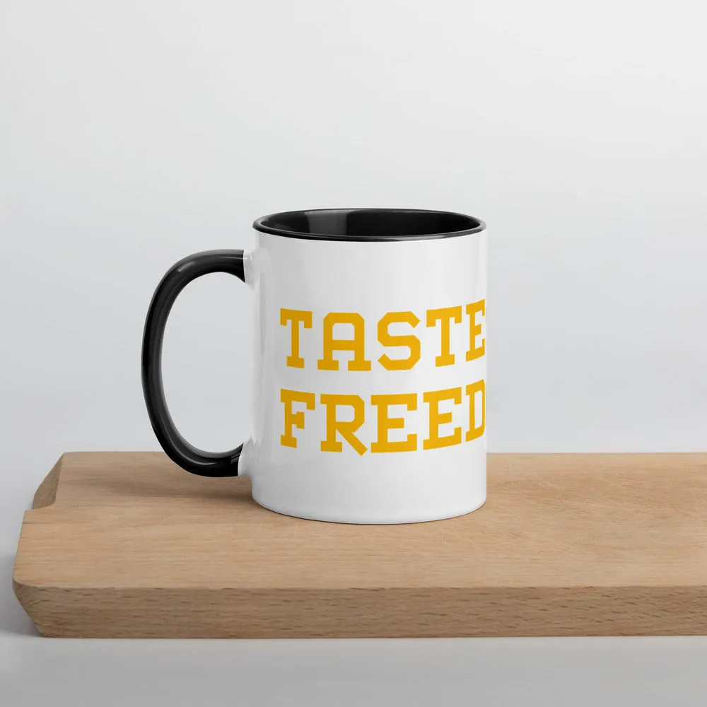 Tastes Like Freedom Mug with Color Inside