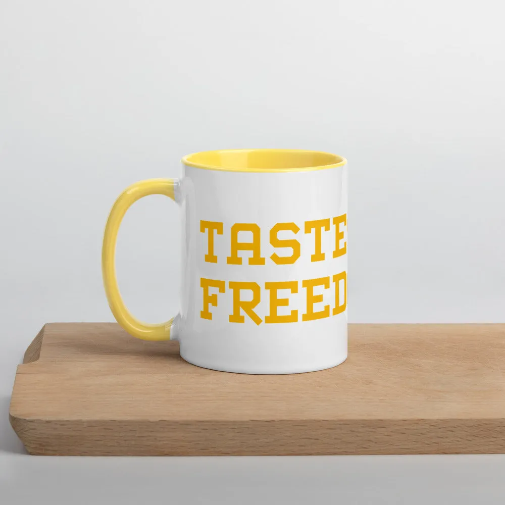 Tastes Like Freedom Mug with Color Inside