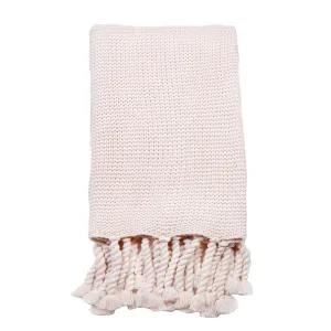 Trestles Oversized Throw by Pom Pom at Home, Blush