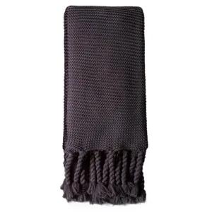 Trestles Oversized Throw by Pom Pom at Home, Midnight