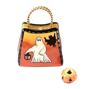 TRICK OR TREAT BAG w Candy Pumpkin