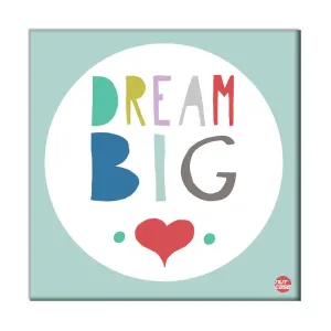 Wall Art Decor Panel For Home - Dream Big Blue