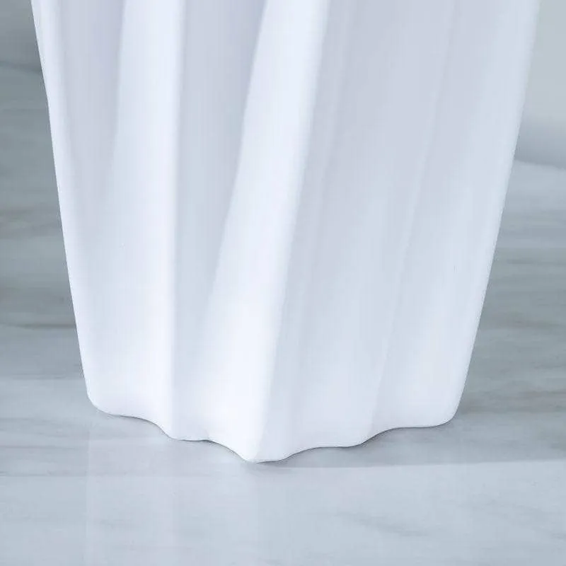 White Matte Paint Vase - 18.5 x 45.cm