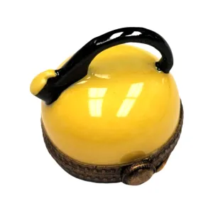 Yellow Tea Kettle Pot